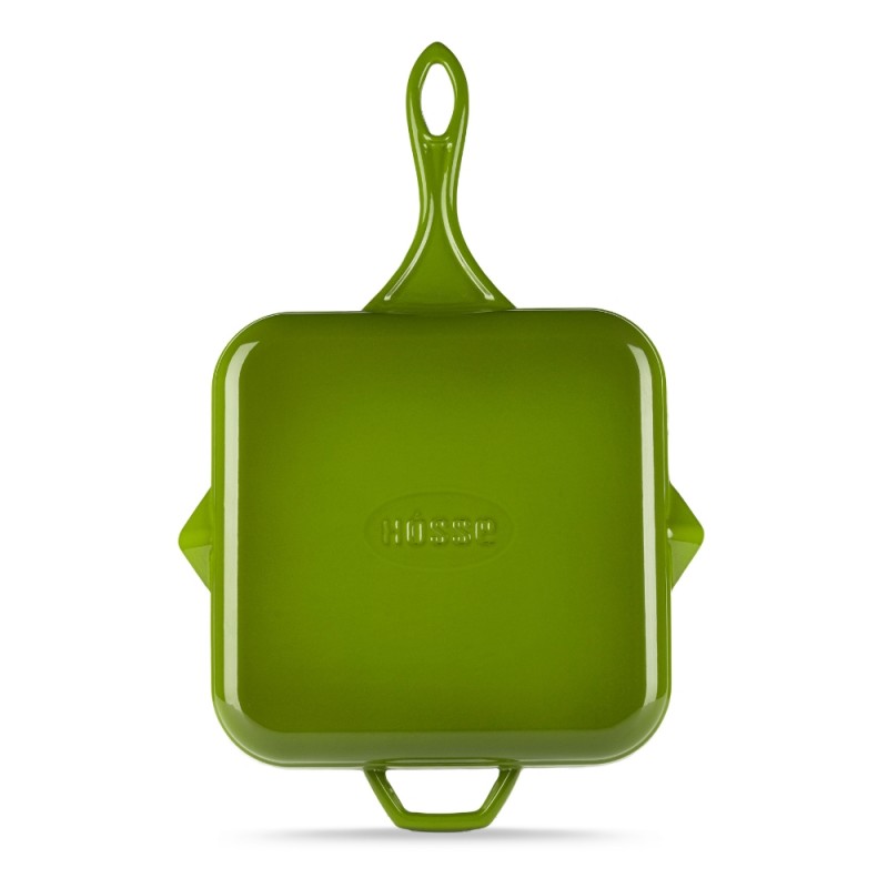 Gietijzer Set uit 3 delen Hosse, Bamboo | Gietijzeren pan set Gietijzer Set uit 3 delen Hosse, Bamboo | Gietijzeren pan set | |