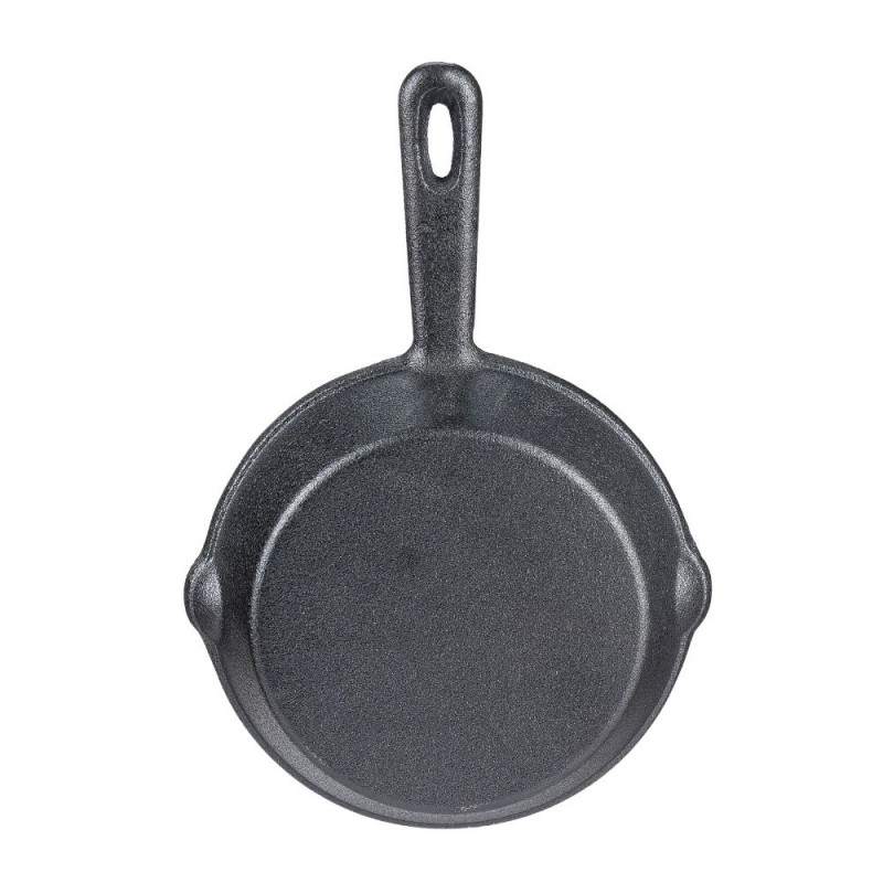 Gietijzeren pan compacte koekenpan, Ф16 | Platte gietijzeren pan | Gietijzeren pan |