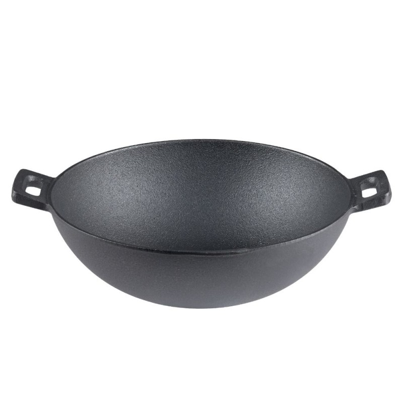 Gietijzeren pan wokmodel, Ф24 - Gietijzeren pan