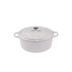 Diepe gietijzeren pot Hosse, Ivory, Ф12 | Gietijzeren pot Diepe gietijzeren pot Hosse, Ivory, Ф12 | Gietijzeren pot | |