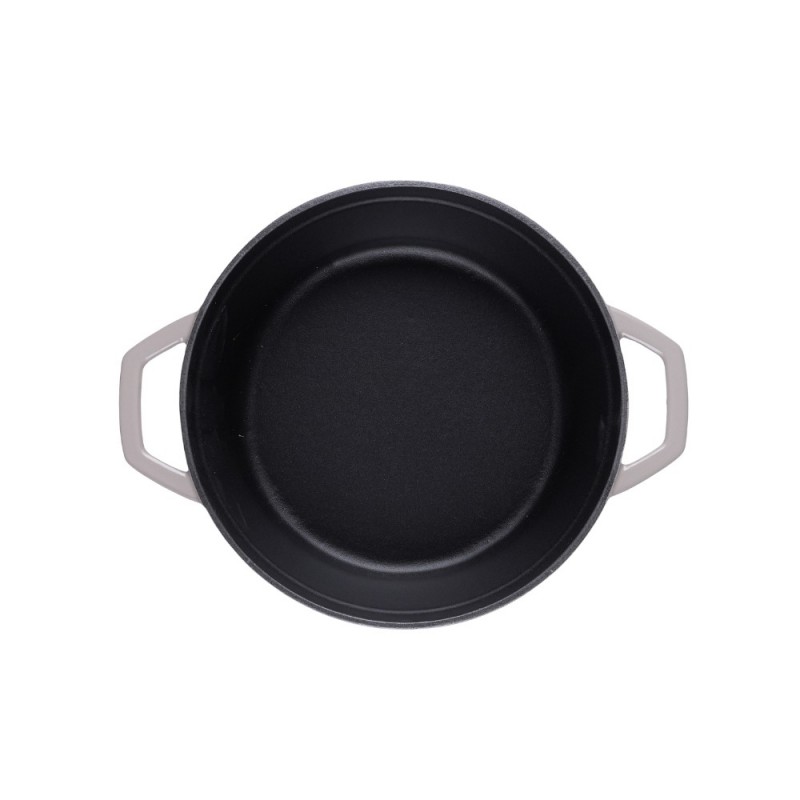 Diepe gietijzeren pot Hosse, Ivory, Ф20 | Gietijzeren pot Diepe gietijzeren pot Hosse, Ivory, Ф20 | Gietijzeren pot | |