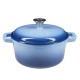 Geëmailleerde gietijzeren pot, Blauw, Ф24 | Gietijzeren pot Geëmailleerde gietijzeren pot, Blauw, Ф24 | Gietijzeren pot | |