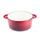 Geëmailleerde gietijzeren pot, Rood, Ф22 | Gietijzeren pot Geëmailleerde gietijzeren pot, Rood, Ф22 | Gietijzeren pot | |