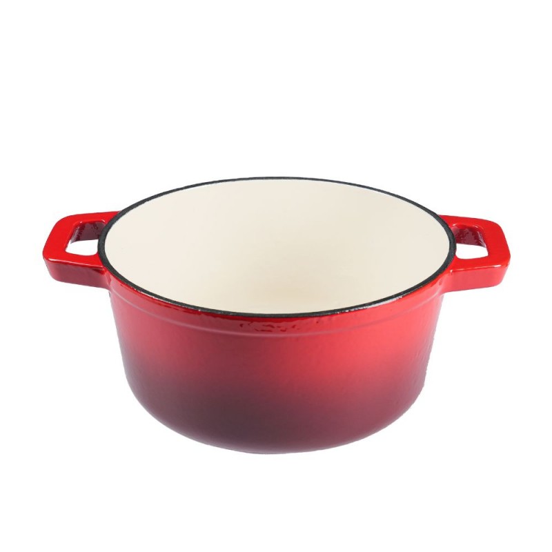 Geëmailleerde gietijzeren pot, Rood, Ф24 | Gietijzeren pot Geëmailleerde gietijzeren pot, Rood, Ф24 | Gietijzeren pot | |