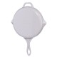 Geëmailleerde gietijzeren pan Hosse, Ivory, Ф28cm | Platte gietijzeren pan Geëmailleerde gietijzeren pan Hosse, Ivory, Ф28cm | Platte gietijzeren pan | Gietijzeren pan |