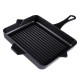 Geëmailleerde grillpan gietijzer Hosse, Black Onyx, 26x32cm | Grillpan gietijzer Geëmailleerde grillpan gietijzer Hosse, Black Onyx, 26x32cm | Grillpan gietijzer | Gietijzeren pan |