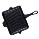 Geëmailleerde grillpan gietijzer Hosse, Black Onyx, 26x32cm | Grillpan gietijzer Geëmailleerde grillpan gietijzer Hosse, Black Onyx, 26x32cm | Grillpan gietijzer | Gietijzeren pan |